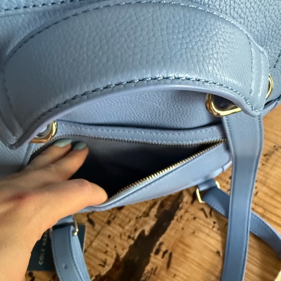 Cole Haan Grand Ambition Convertible Leather Backpack - Picture 13 of 15